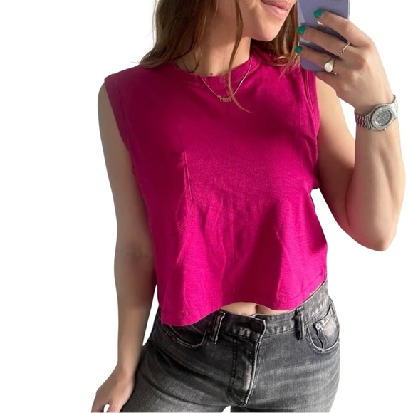 RAG & BONE
Mini Slub Pocket Tank In
Pink size L - Picture 7 of 8